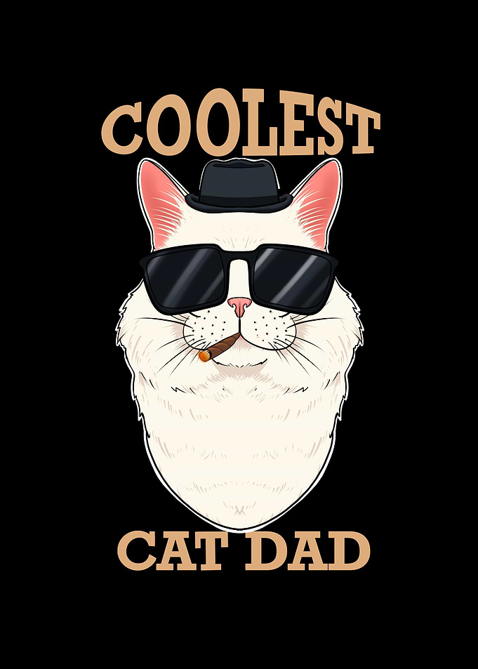 Turkish Angora Cat Dad