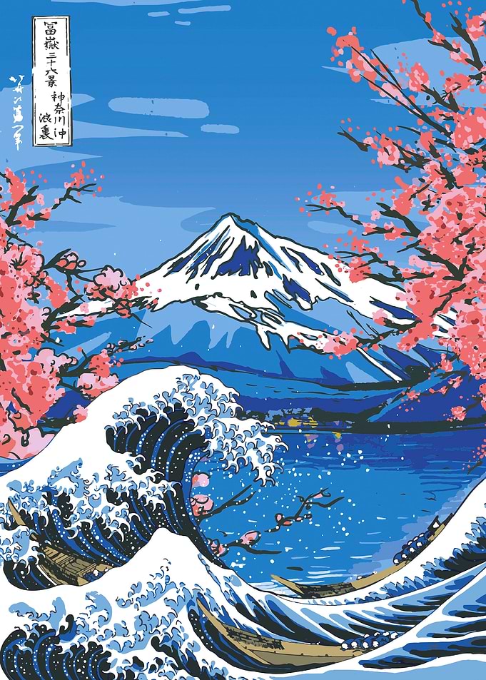 Beautiful Great wave