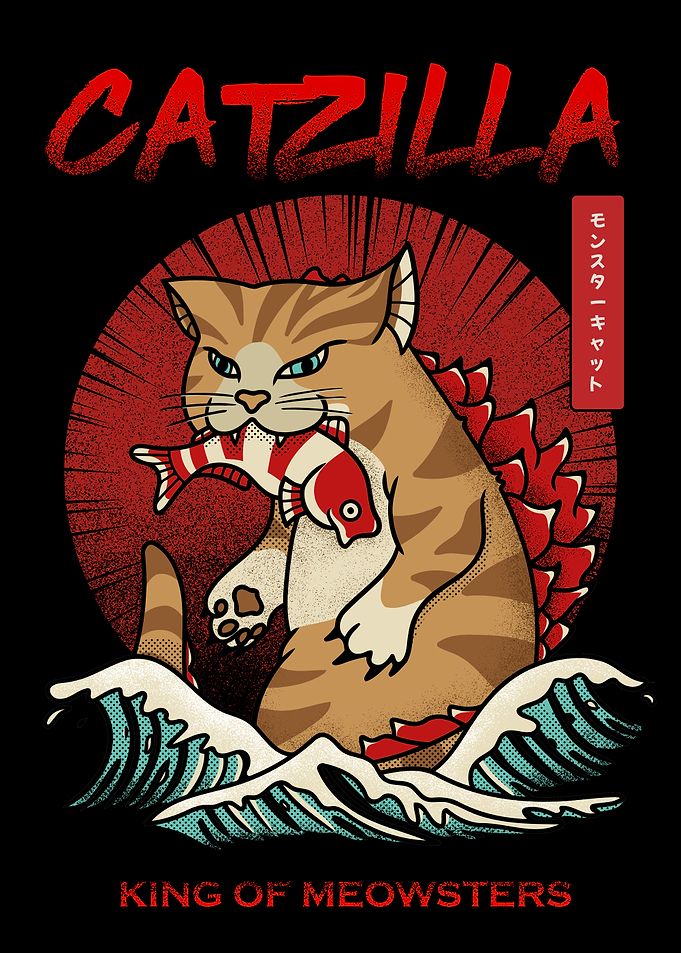 Cat Kaiju King Meowsters