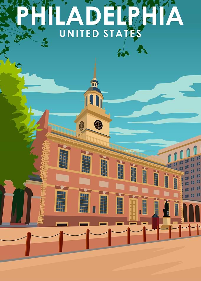 Philadelphia Travel Poster