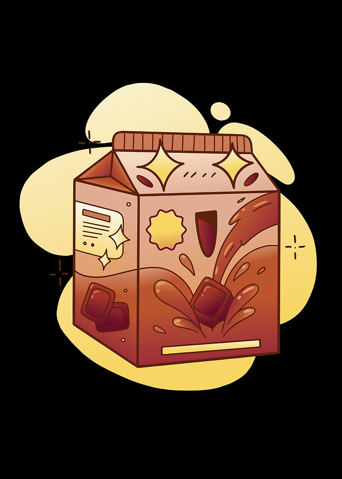 Chocolate milk box drink