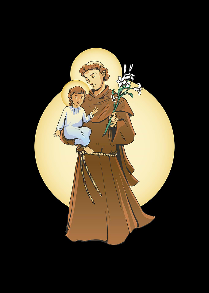 Monk Holding Jesus
