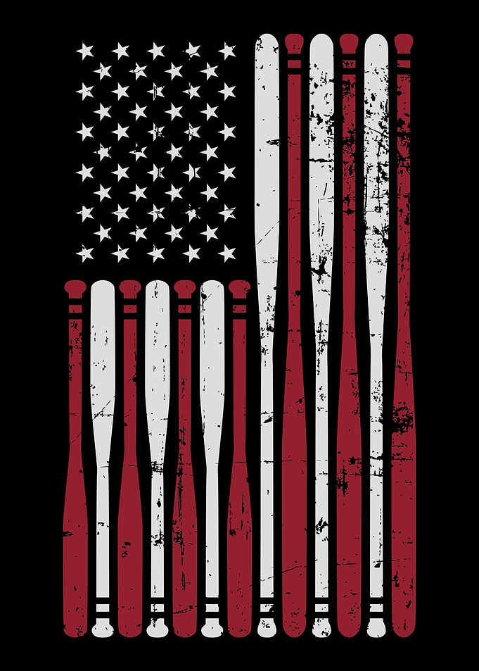 Baseball with US american