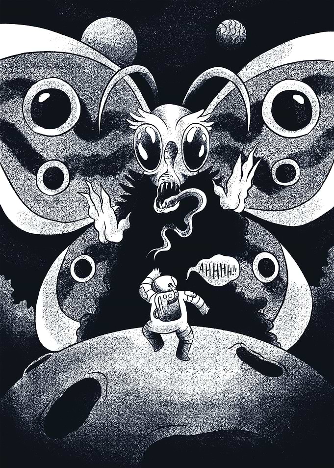 Evil Space Butterfly Comic