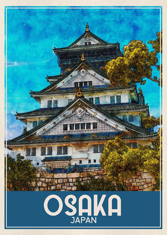 Travel Art Osaka Japan