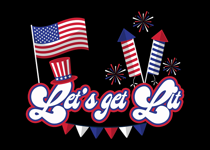 Fireworks USA Patriotic