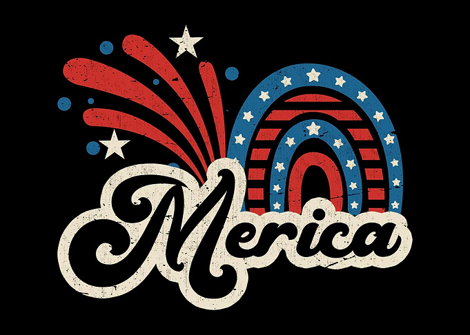 Vintage Merica 4th of July