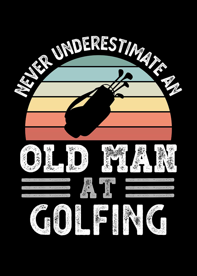 Old Man at Golfing Fathers