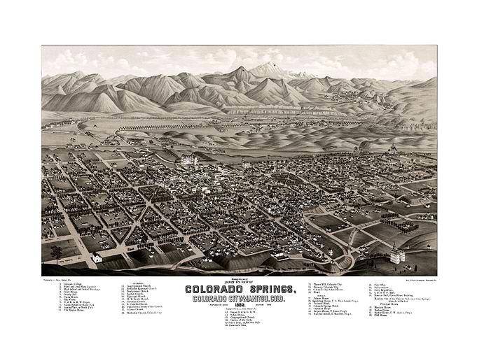 Colorado Springs map