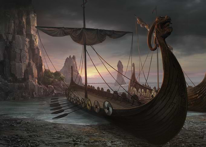 Beached Longship