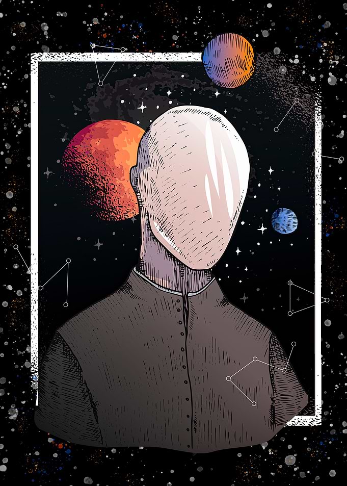 Faceless Man Space Future