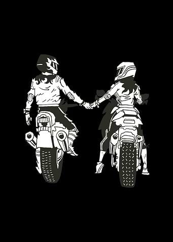 Motorcycle couple