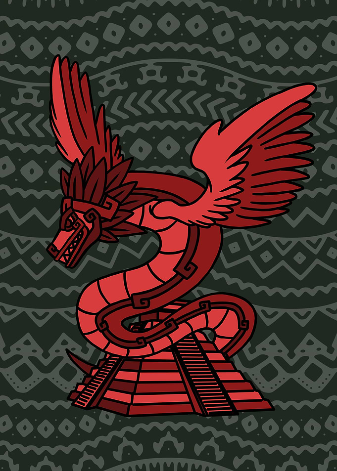 Quetzalcoatl Mayan Temple