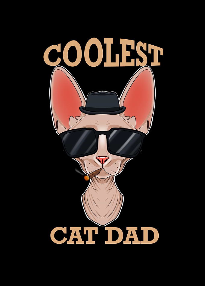 Coolest Sphynx Cat Dad