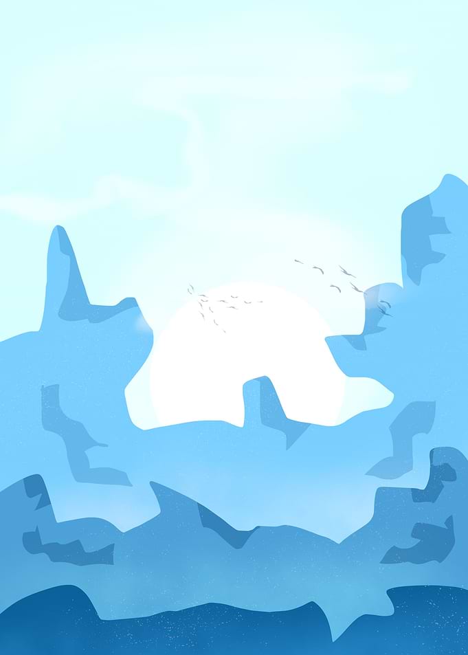 Landscape Blue