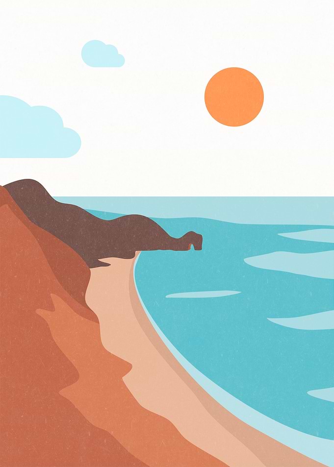 Abstract Mount Landscape
