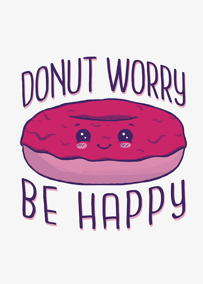 Donut worry Be Happy