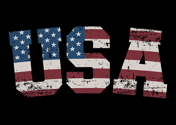 USA flag stars and stripes