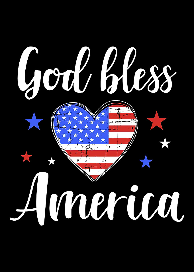God bless america for patr