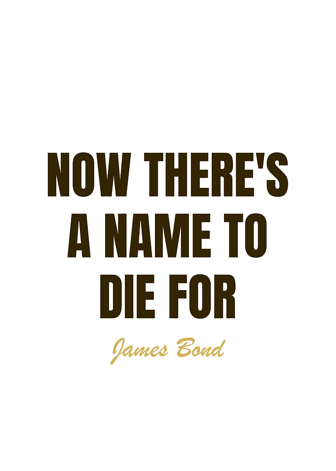 James Bond Quotes