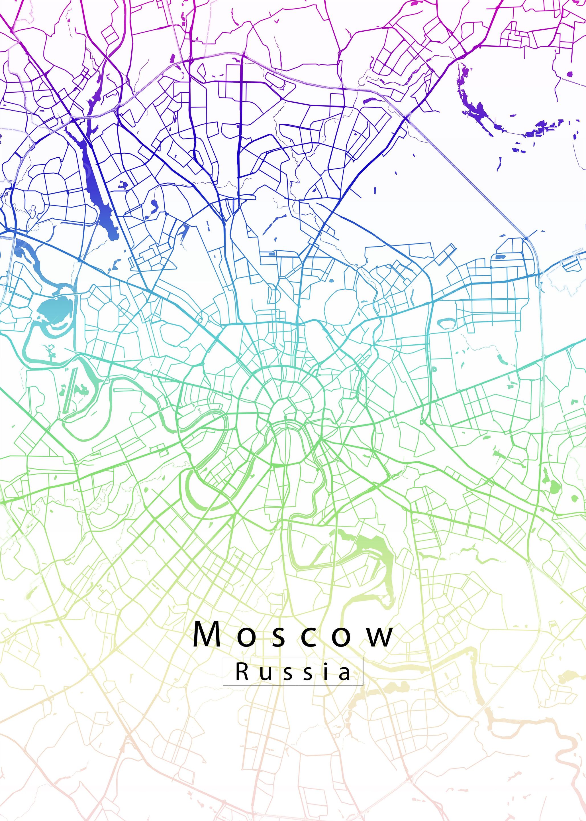 Moscow City Map