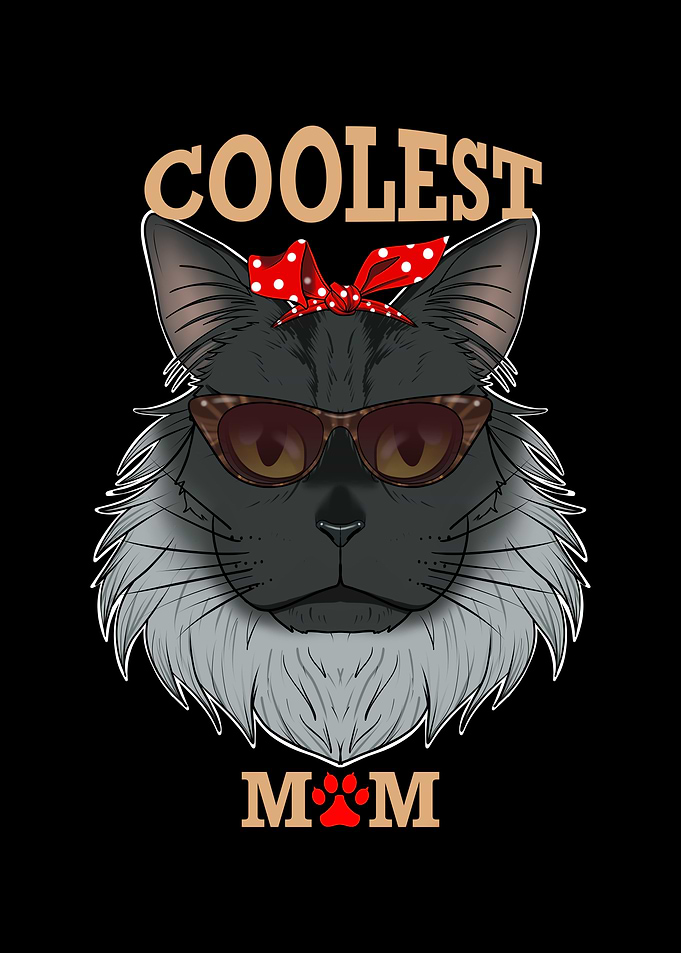 Maine Coon Cat Mom
