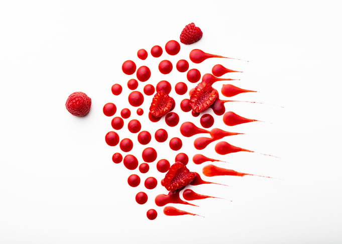 Healthy Raspberry Art