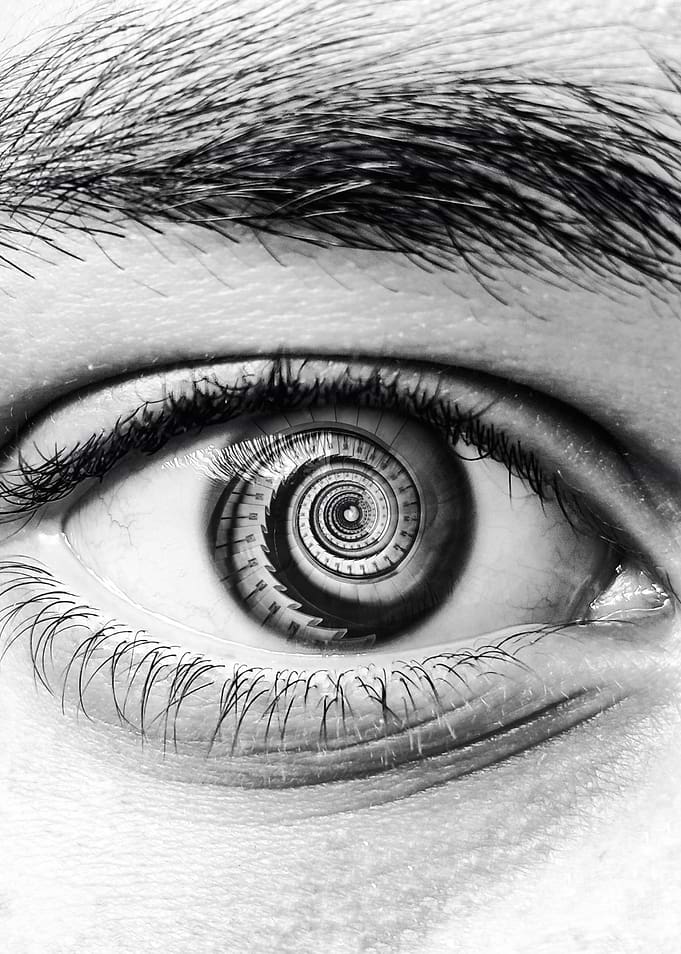 Revolving staircase eye