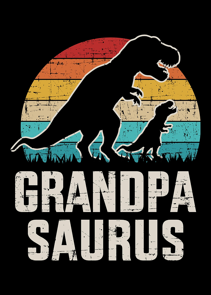 Grandpasaurus vintage dino