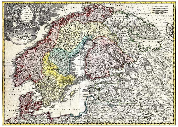 Map of Scandinavia