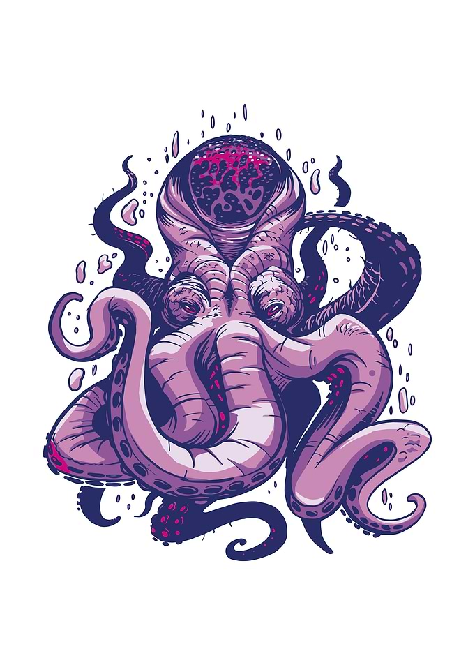 Purple kraken