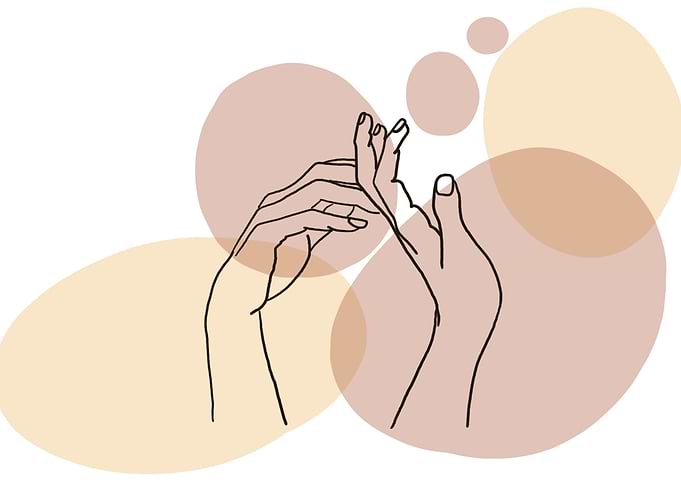 Boho Lineal Hands