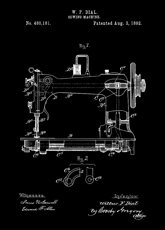 Sewing Machine Patent