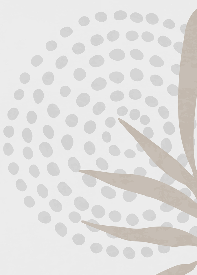 Dotted Circle and leaf