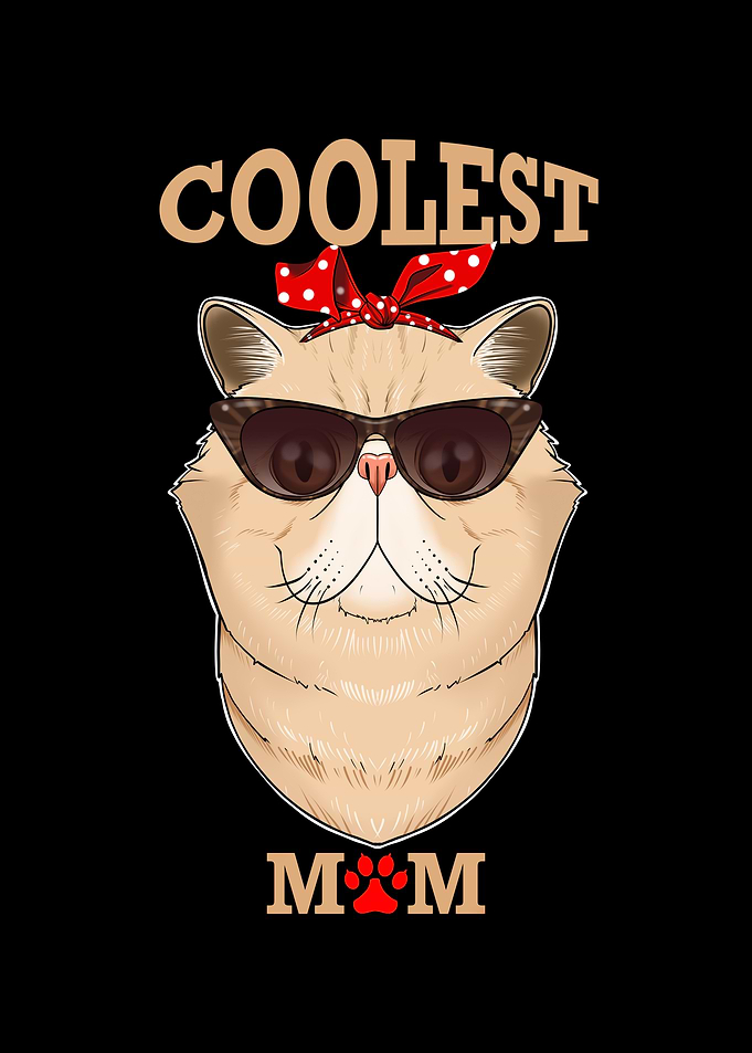 Exotic Shorthair Cat Mom