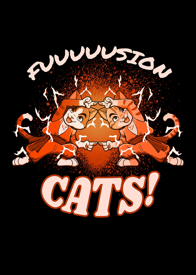 fusion cats cartoon