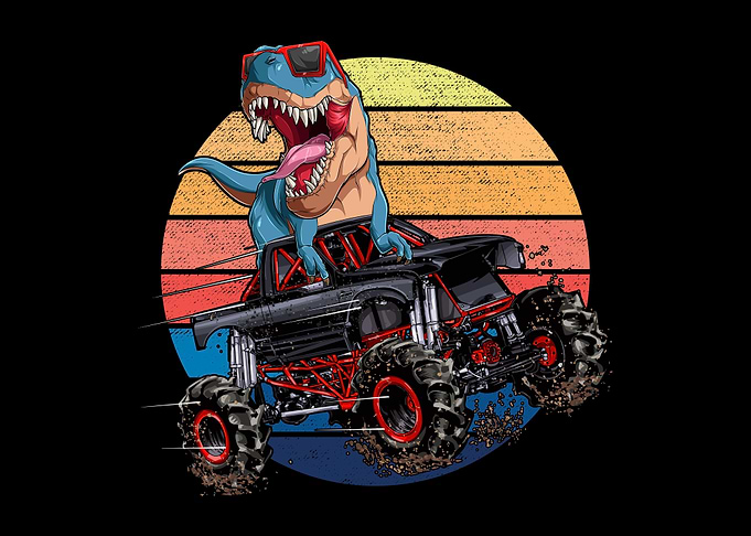 Trex Monster Truck Boys