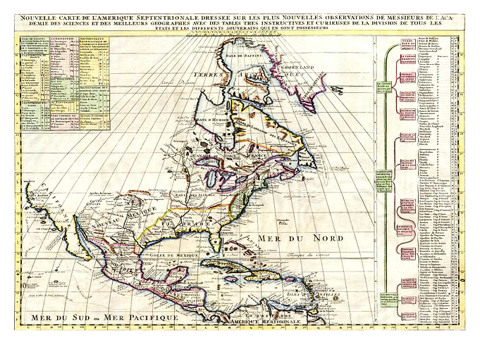 Map of North America