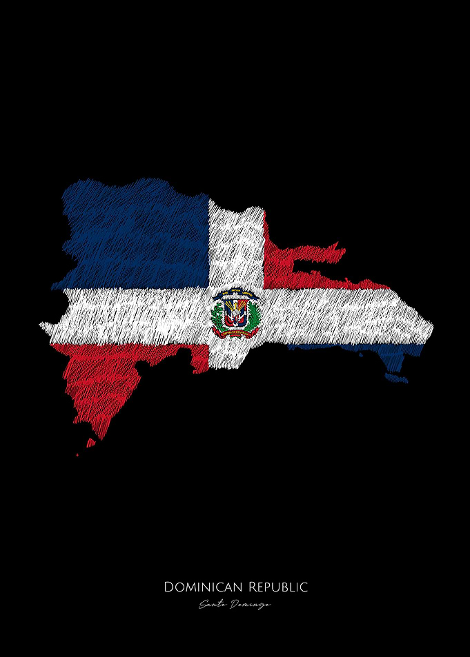 Dominican Republic Flag Ma