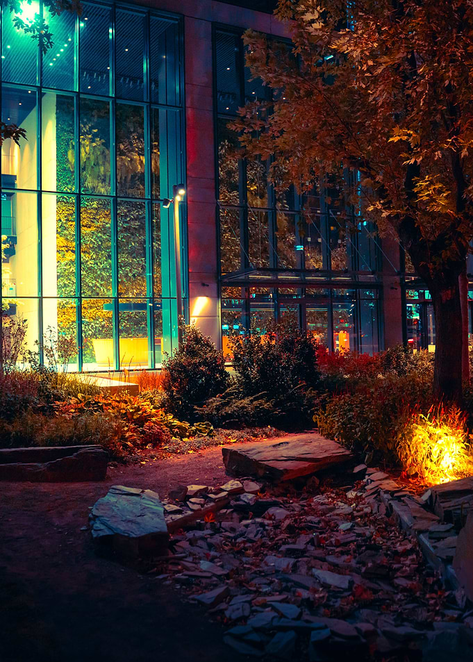 Neon light city