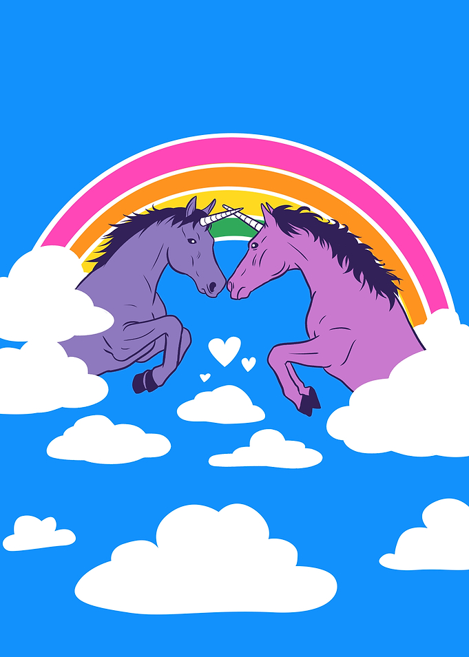 Duel of unicorns