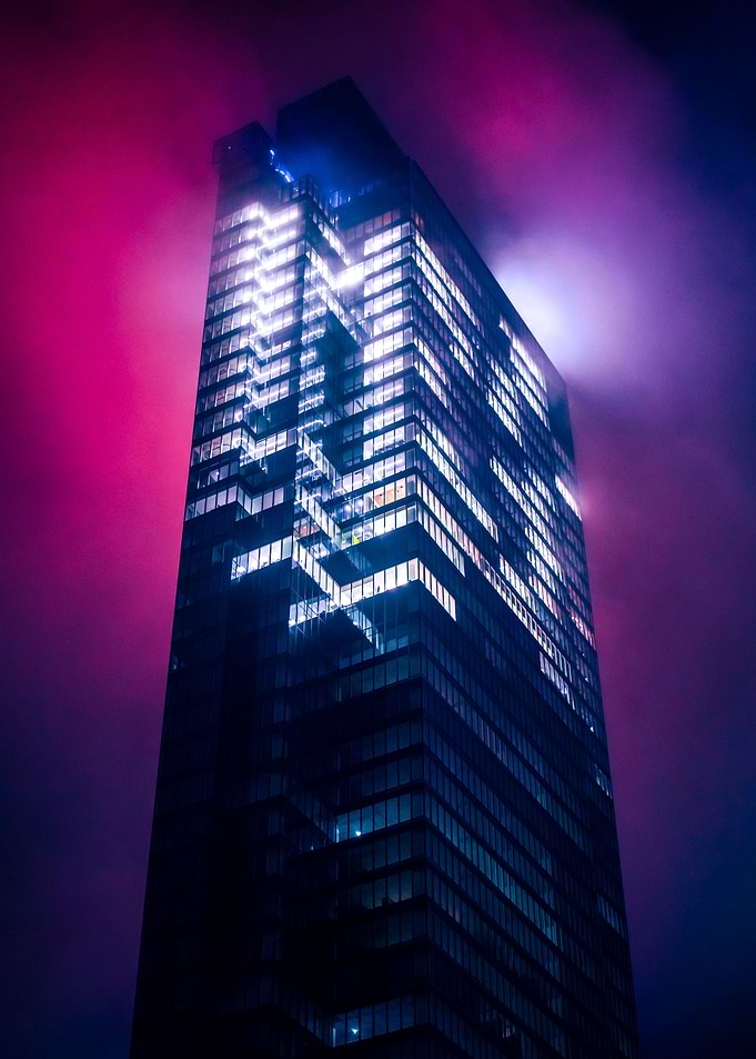Neon light city