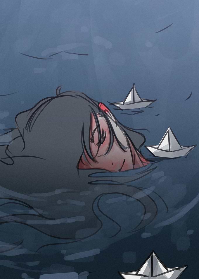 drowned girl
