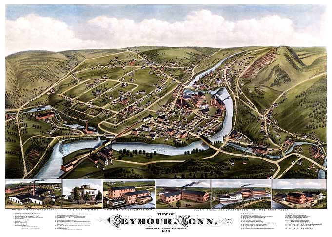 SeymourConnecticut map