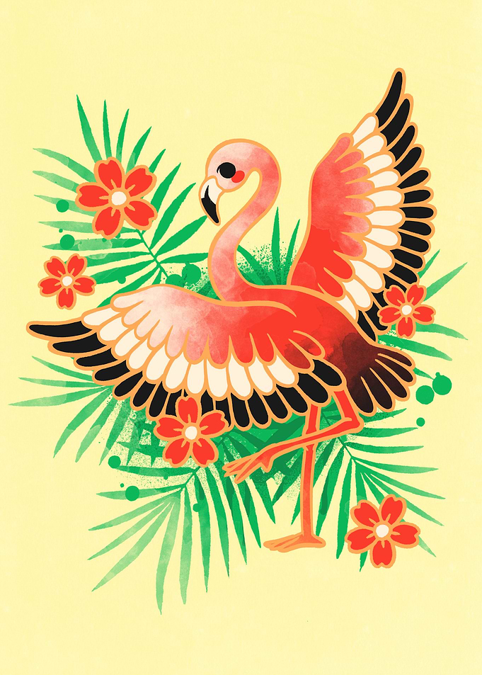 sakura flamingo