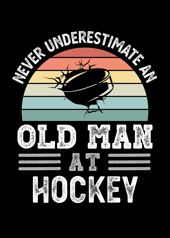 Old Man at Hockey Fathers
