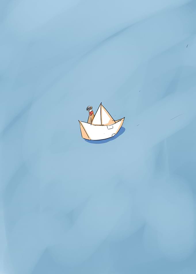 lonely boat