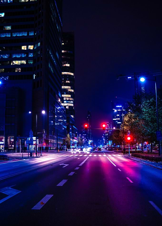 Neon light city