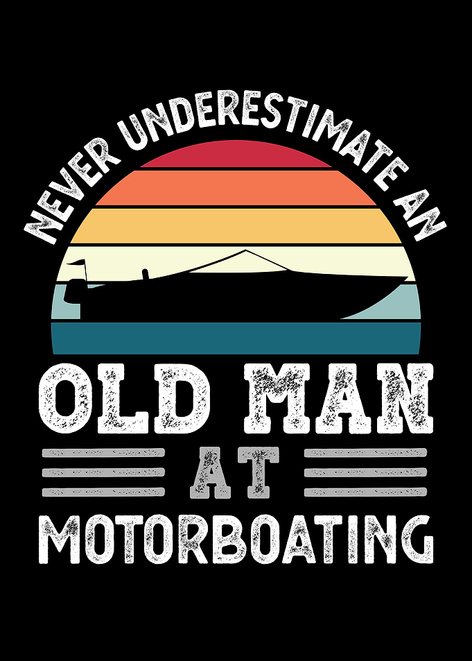 Old Man at Motorboating