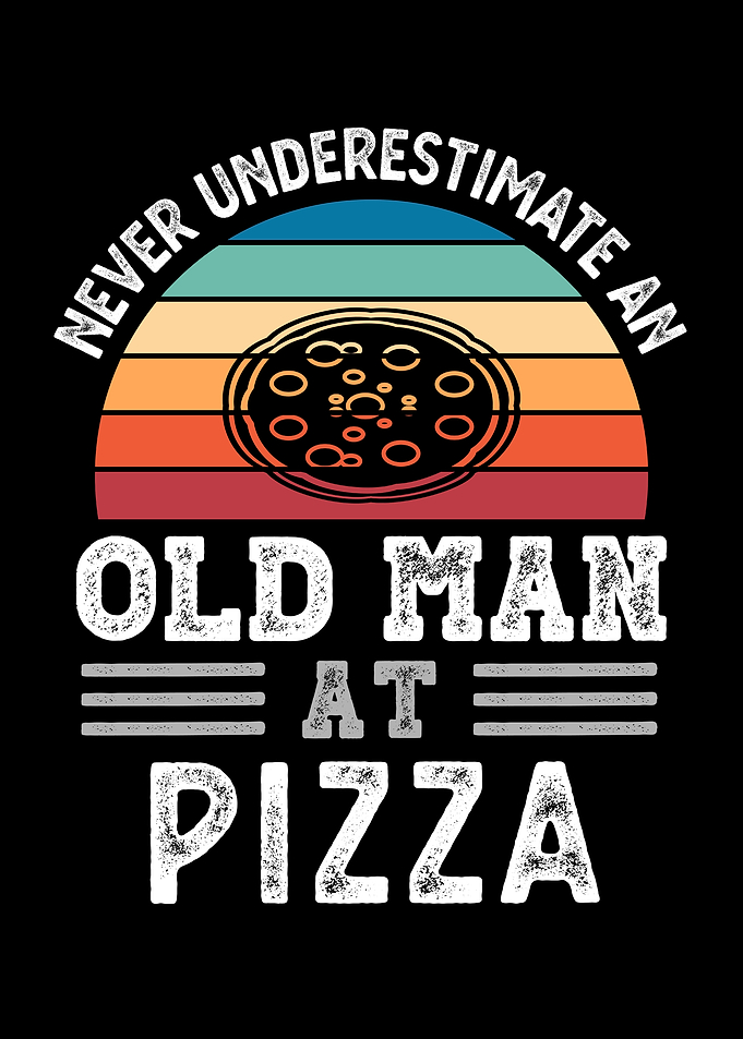 Old Man at Pizza Fathers